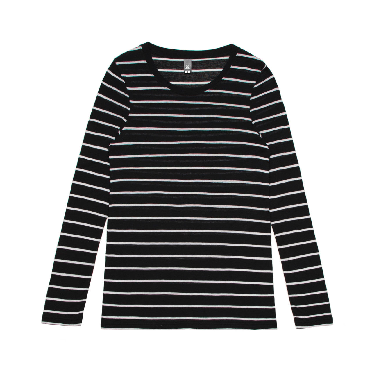Wo's Fine Stripe L/S Tee | 4027
