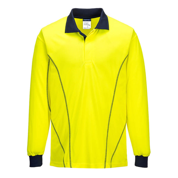AirMesh Long Sleeve Polo AirMesh Long Sleeve Polo