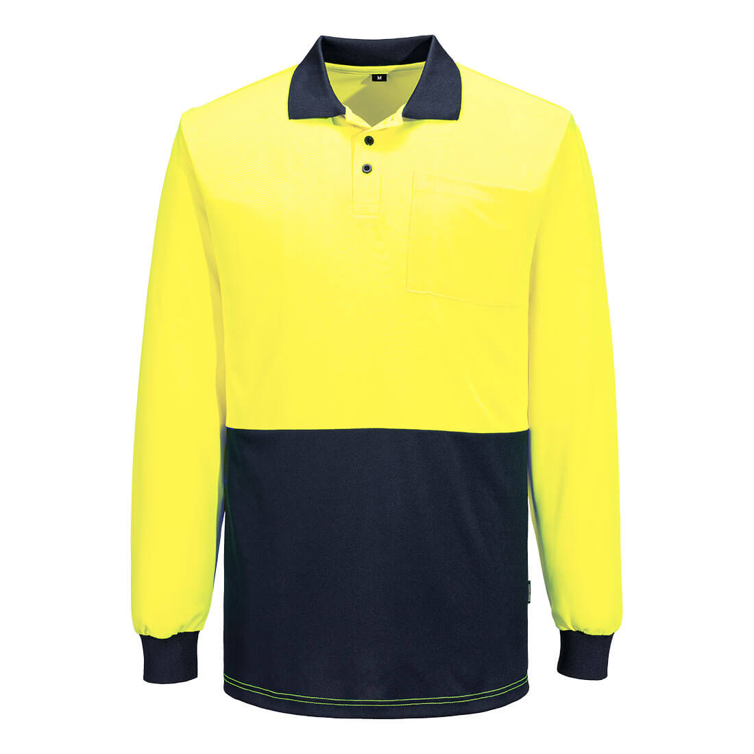 Hi-Vis Contrast Class D Polo Shirt L/S