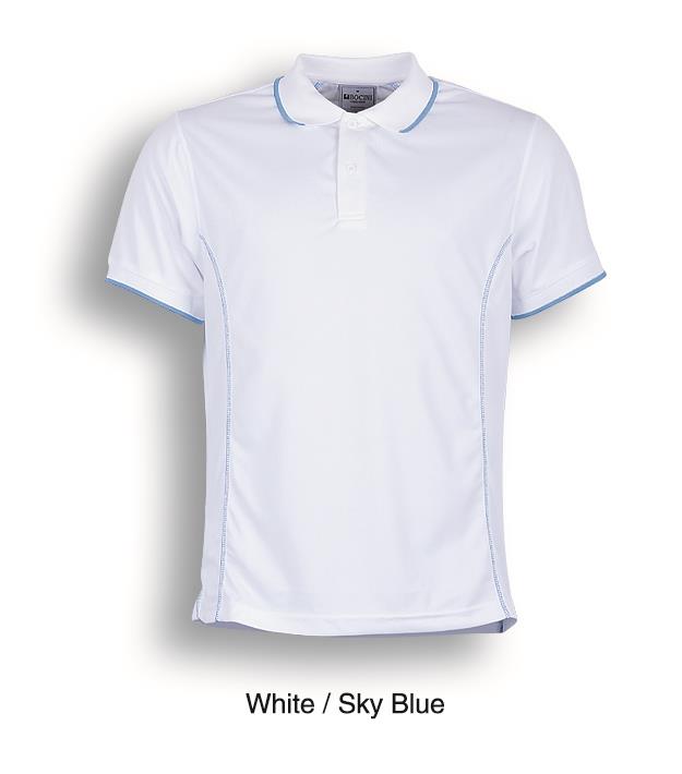 Stitch Feature Essentials-Mens Short Sleeve Polo