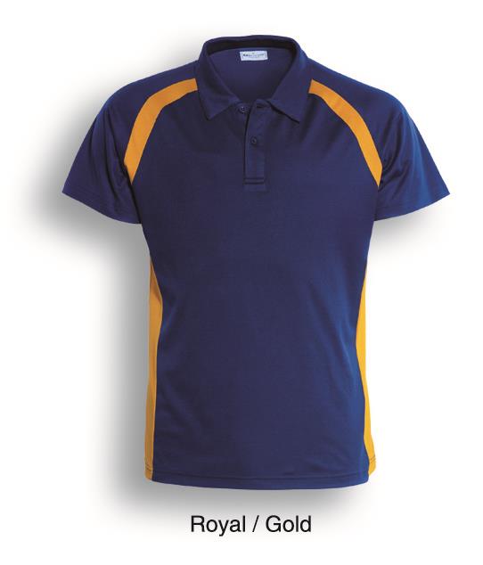 Team Essential-Ladies Short Sleeve Contrast Panel Polo