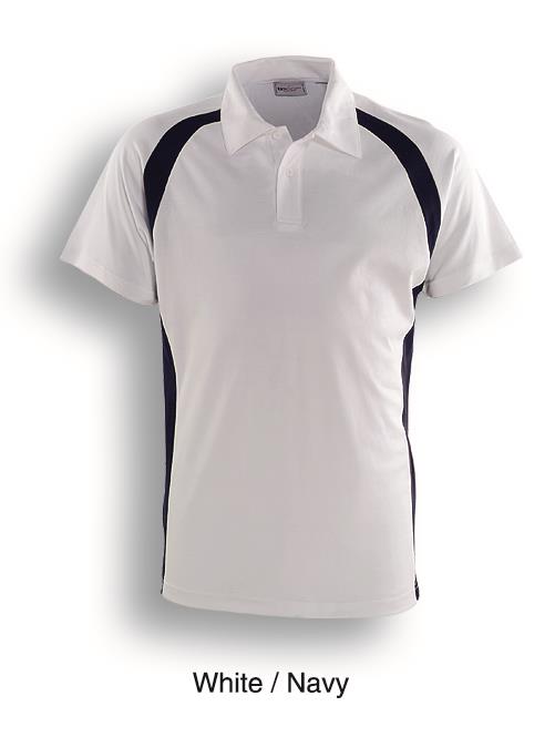 Team Essential-Ladies Short Sleeve Contrast Panel Polo