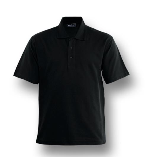 Plain Colour Poly Face Cotton Backing Short Sleeve Polo