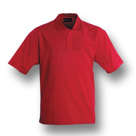 Plain Colour Poly Face Cotton Backing Short Sleeve Polo