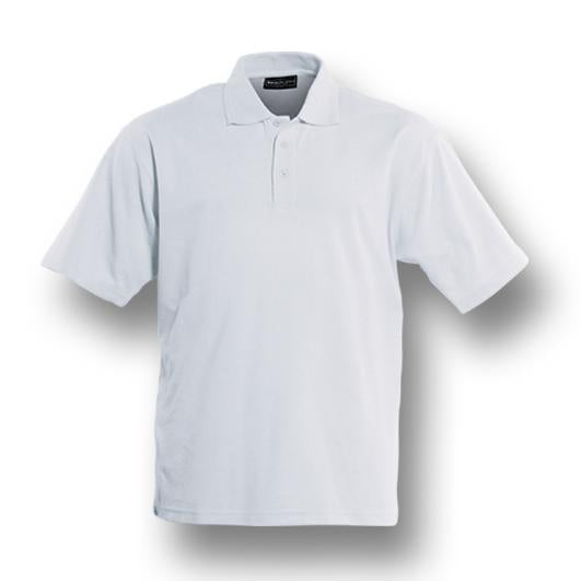 Plain Colour Poly Face Cotton Backing Short Sleeve Polo