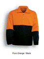 Unisex Adults Hi-Vis 1/2 Zip Fleece