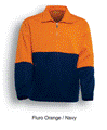 Unisex Adults Hi-Vis 1/2 Zip Fleece