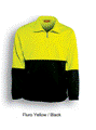 Unisex Adults Hi-Vis 1/2 Zip Fleece