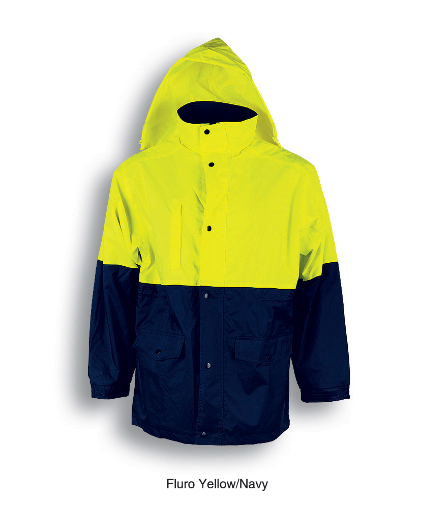 Unisex Adults Hi-Vis Polar Fleece Lined Jacket