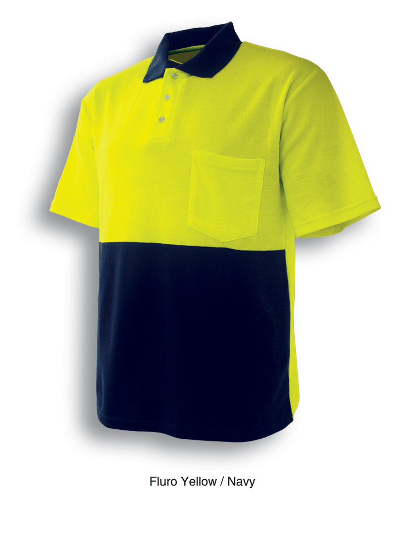 Unisex Adults Hi-Vis Poly/Cotton Polo S/S