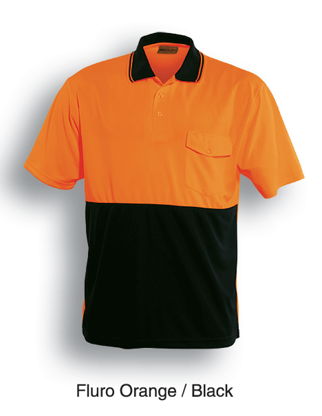 Unisex Adults Hi-Vis Safety Polo - Short Sleeve