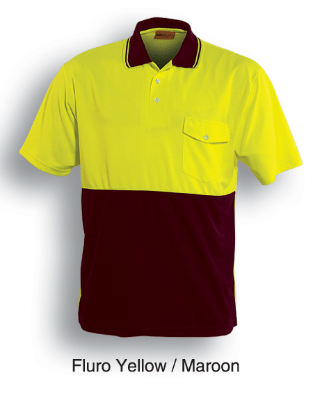 Unisex Adults Hi-Vis Safety Polo - Short Sleeve