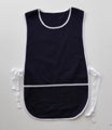 Cotton Drill Popover Apron - With Pocket