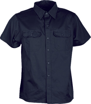 Unisex Adults Cotton Drill Work Shirt S/S