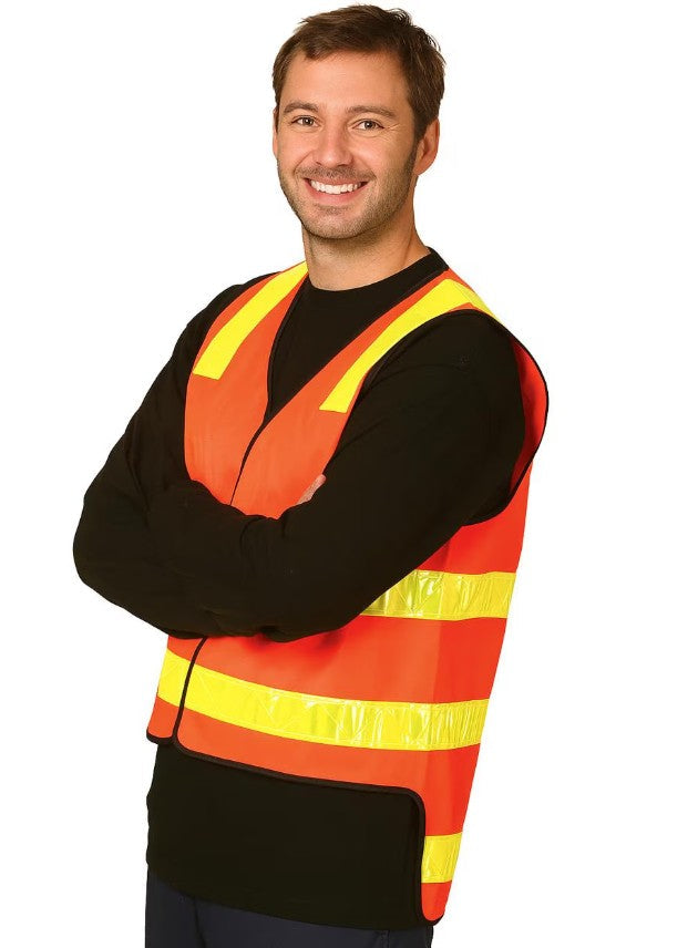 SW10A Hi-Vis Safety Vest: Lightweight, Breathable Day-Use Protection