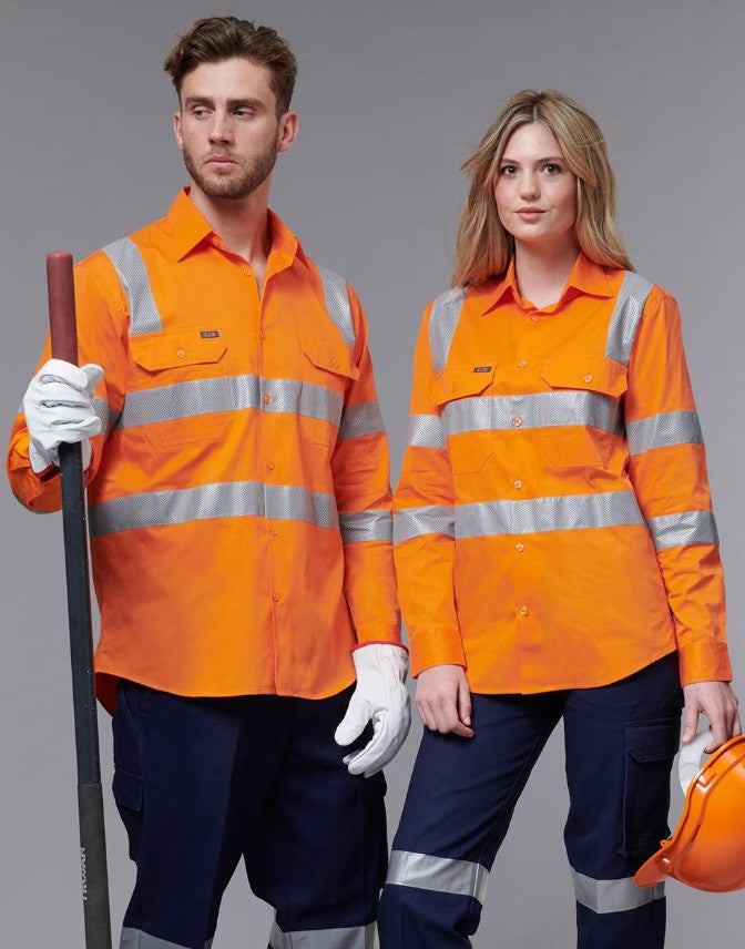 SW55 Vic Rail Lightweight Safety Shirt: Breathable, Certified, Built for Long Shifts