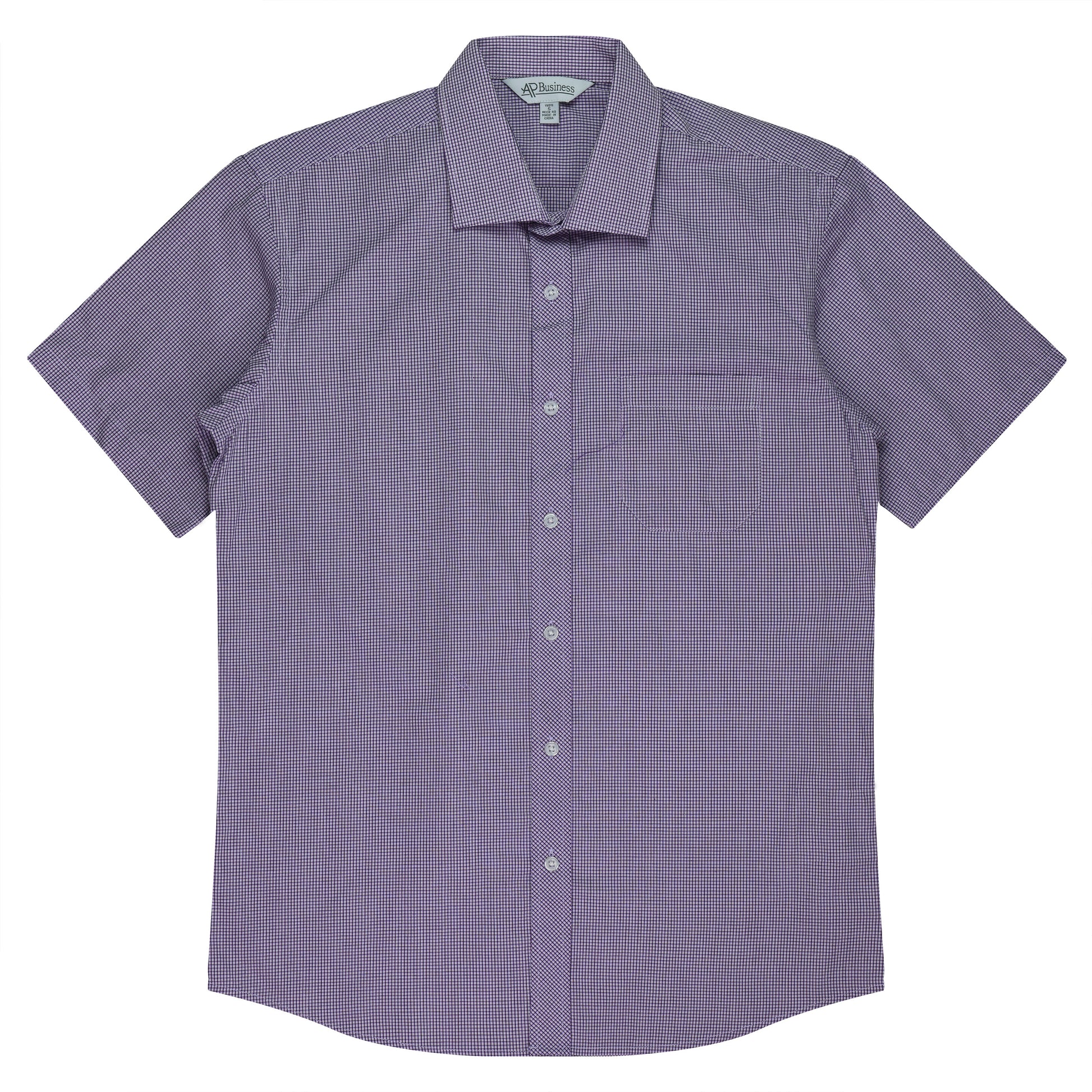 Toorak Mens Shirt Short Sleeve Runout | V1901S