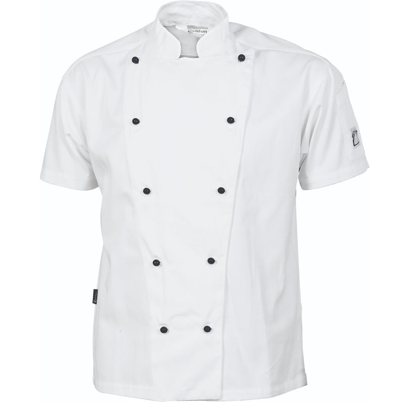 Cool-Breeze Cotton Chef Jacket - Short Sleeve | 1103