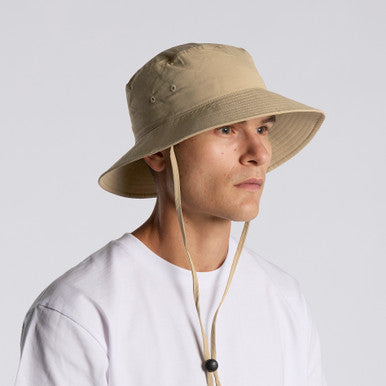 Nylon Wide Brim Bucket Hat | 1174