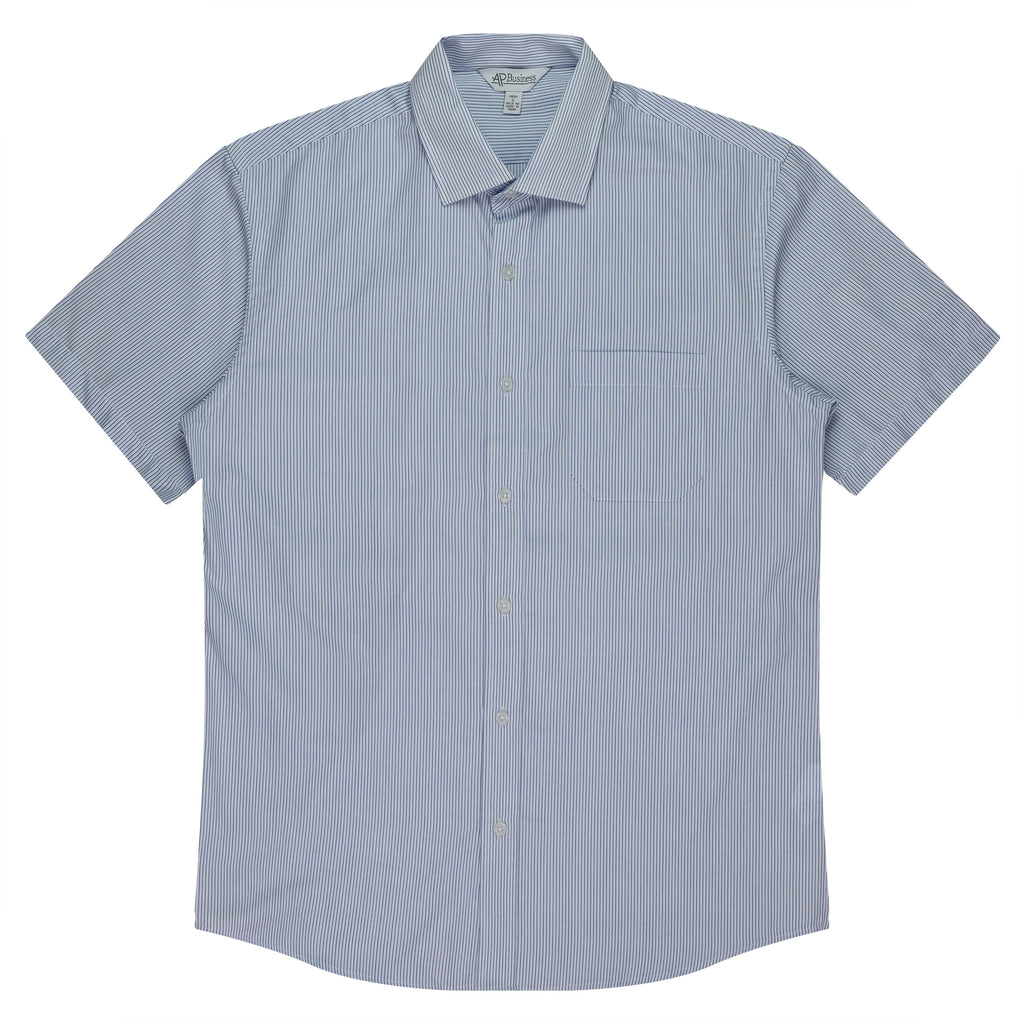 Henley Mens Shirt Short Sleeve Runout | V1900S