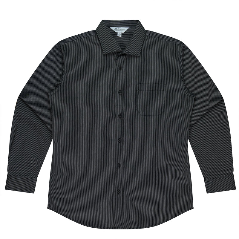 Henley Mens Shirt Long Sleeve Runout | V1900L