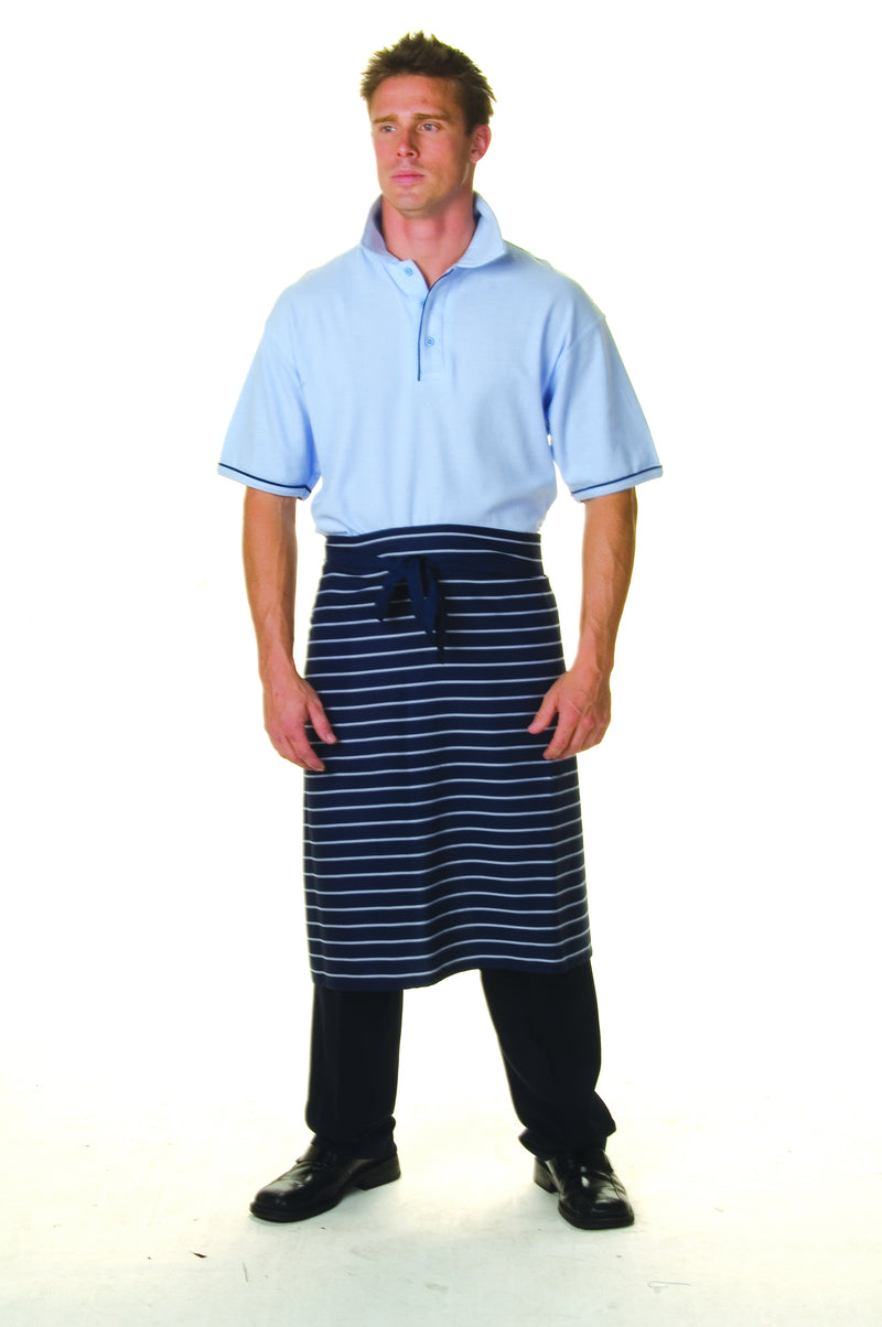 Pinstripe 3/4 Apron - No Pocket | 2336