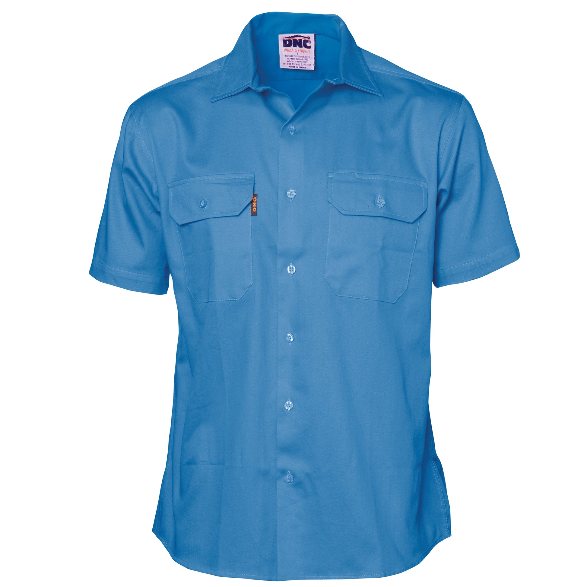 Cotton Drill Work Shirt - Short Sleeve | 3201
