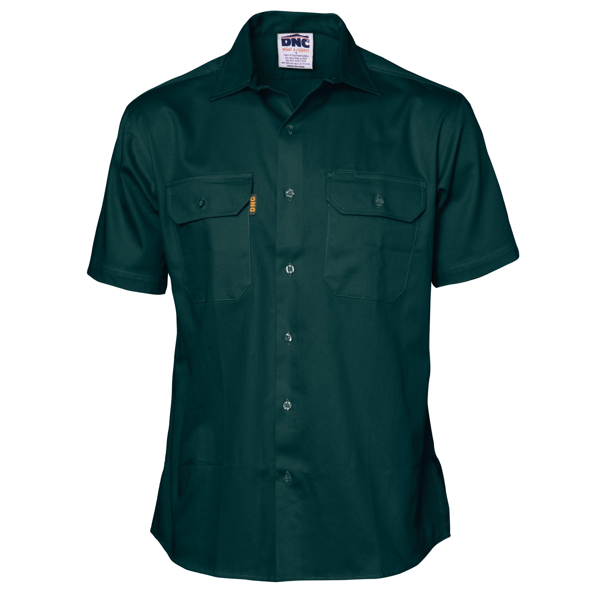 Cotton Drill Work Shirt - Short Sleeve | 3201