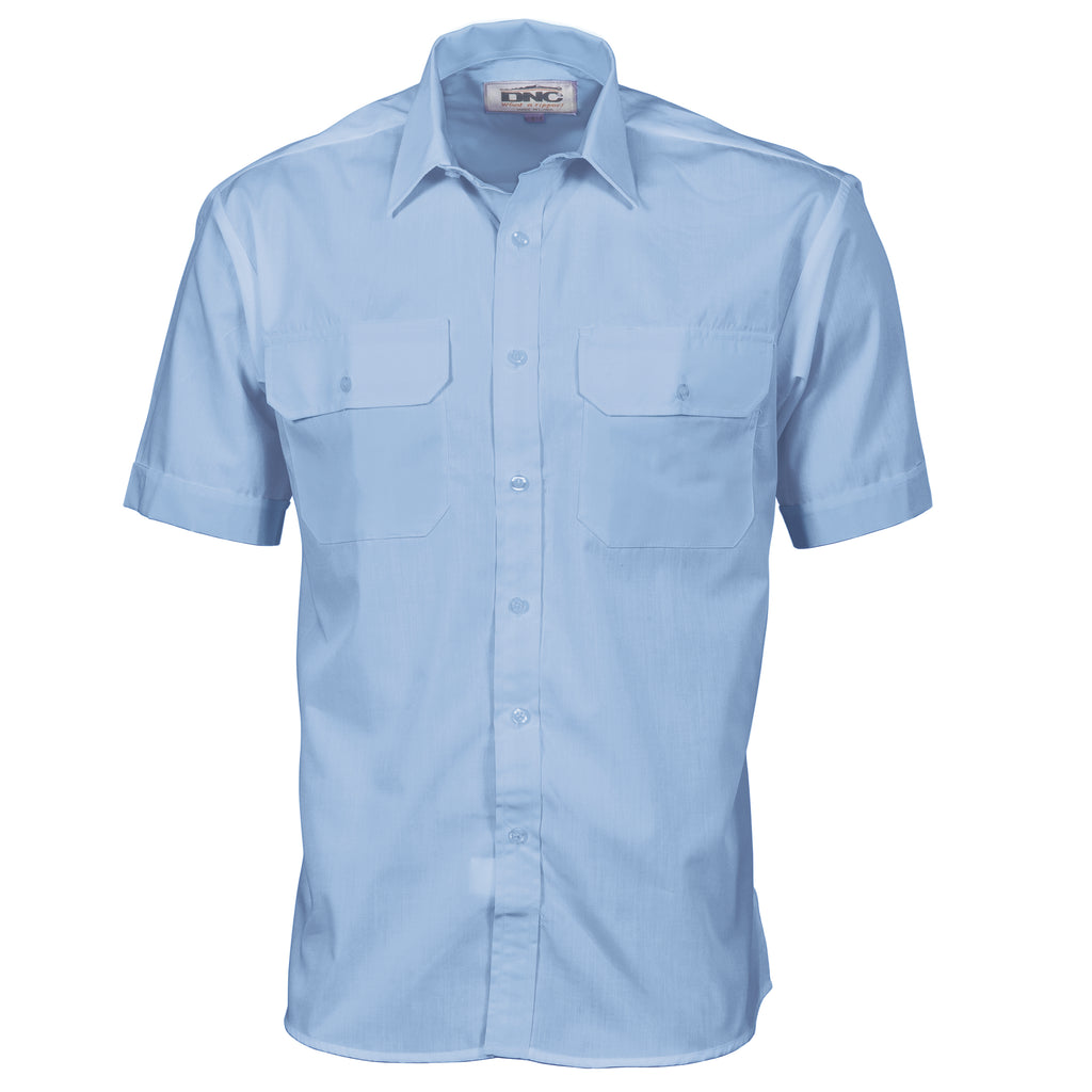 Polyester Cotton Work Shirt - Short Sleeve | 3211