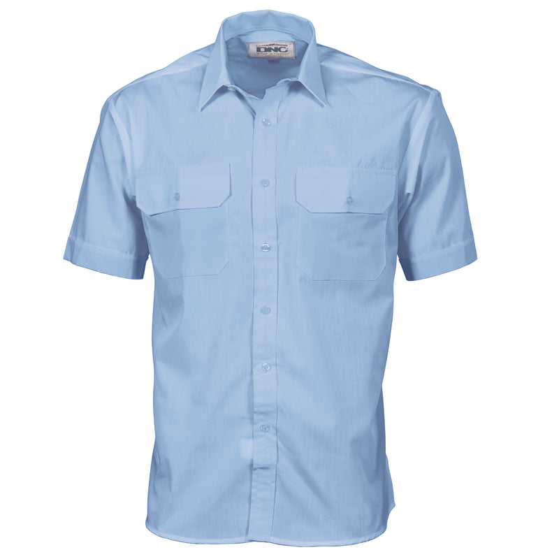 Polyester Cotton Work Shirt - Short Sleeve | 3211