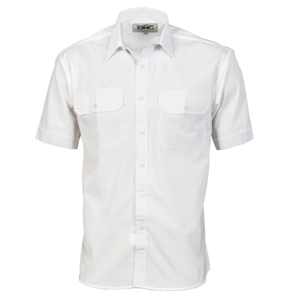 Polyester Cotton Work Shirt - Short Sleeve | 3211