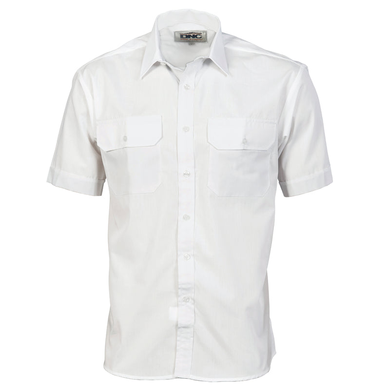 Polyester Cotton Work Shirt - Short Sleeve | 3211