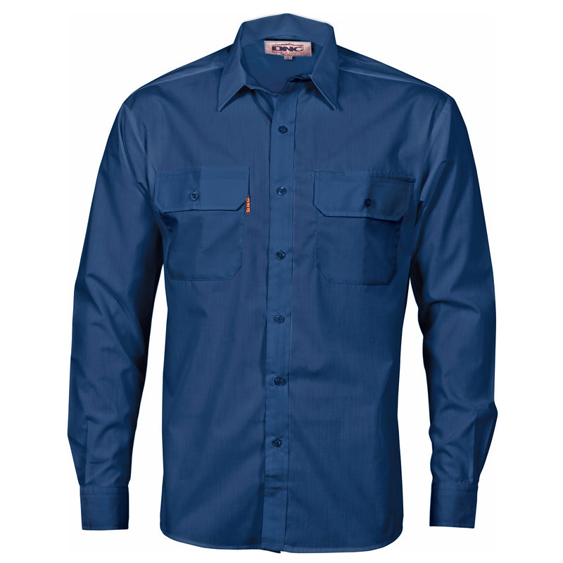Polyester Cotton Work Shirt - Long Sleeve | 3212