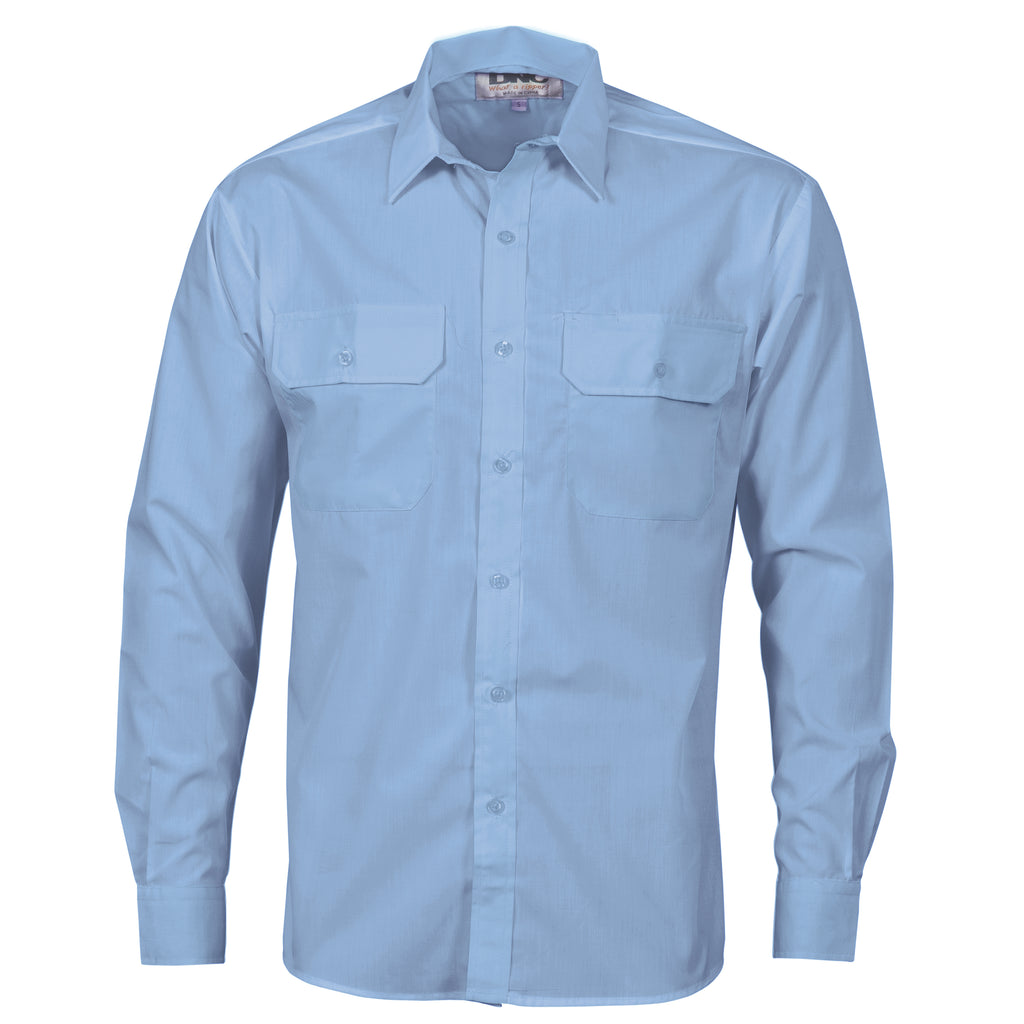 Polyester Cotton Work Shirt - Long Sleeve | 3212