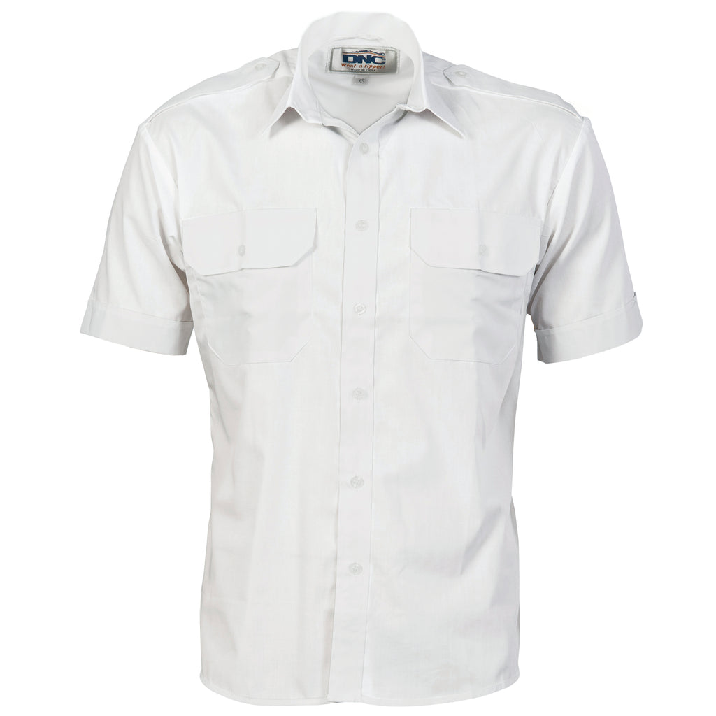 Epaulette Polyester/Cotton Work Shirt - Short Sleeve | 3213