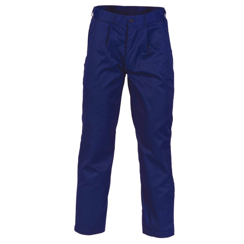 Polyester Cotton Pleat Front Work Pants | 3315