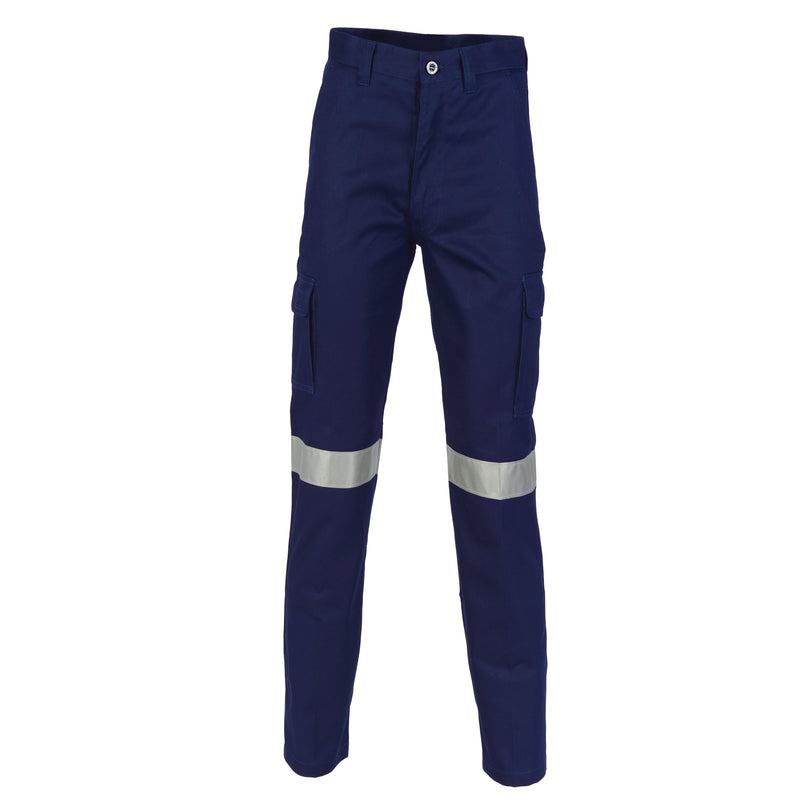 Cotton Drill Cargo Pants With 3M R/Tape | 3319