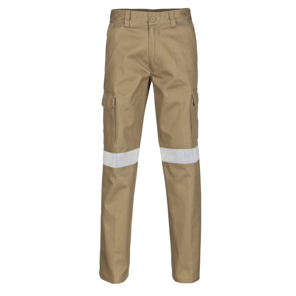 Cotton Drill Cargo Pants With 3M R/Tape | 3319