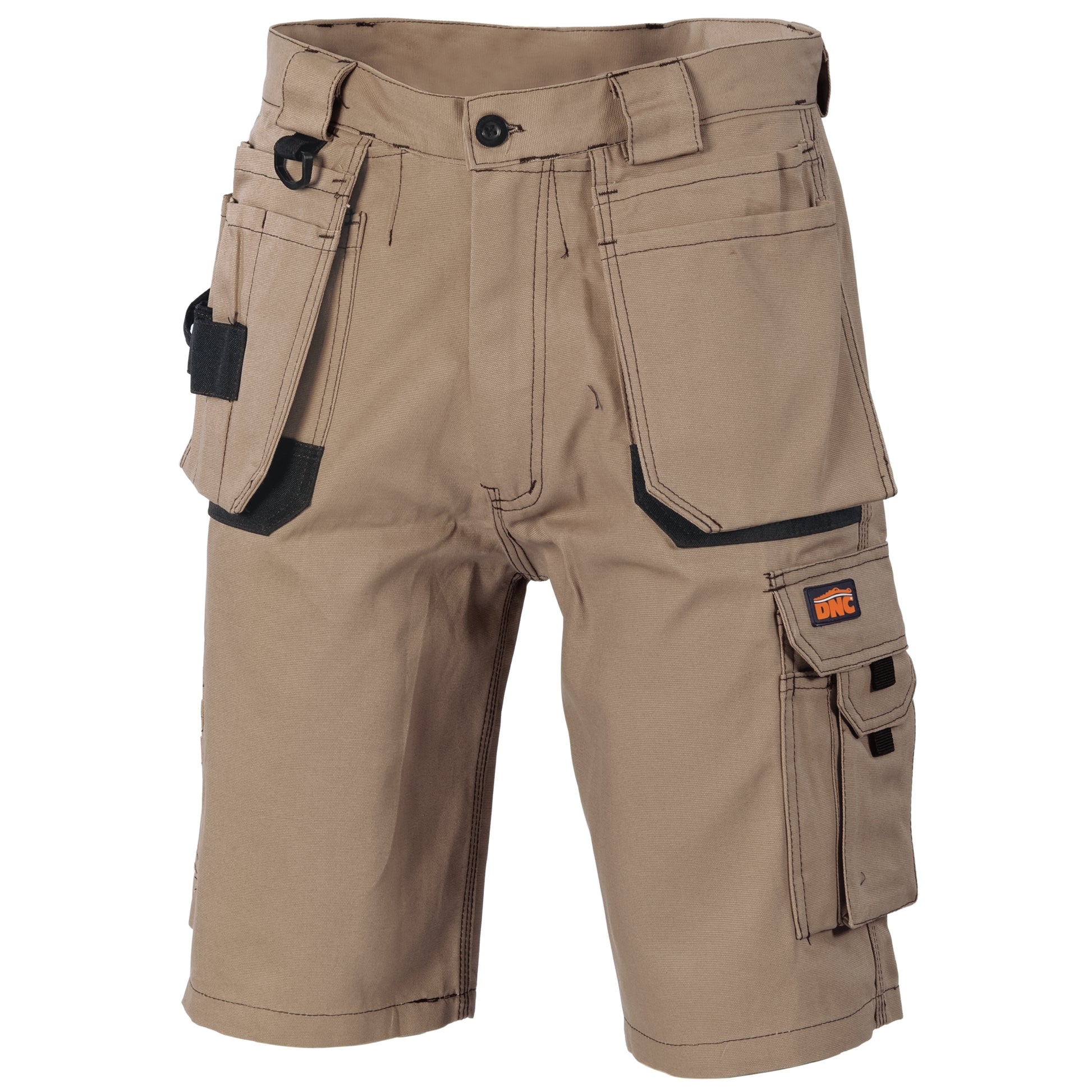 Duratex Cotton Duck Weave Tradies Cargo Shorts - With Twin Holster Tool Pocket | 3336