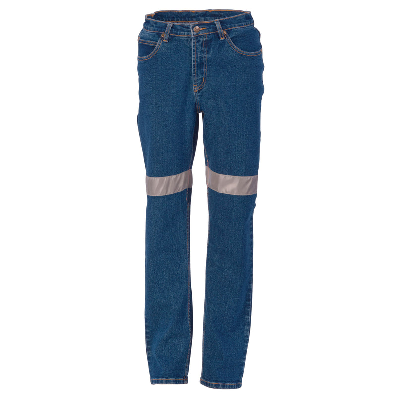 Ladies Taped Denim Stretch Jeans CSR R/Tape | 3339