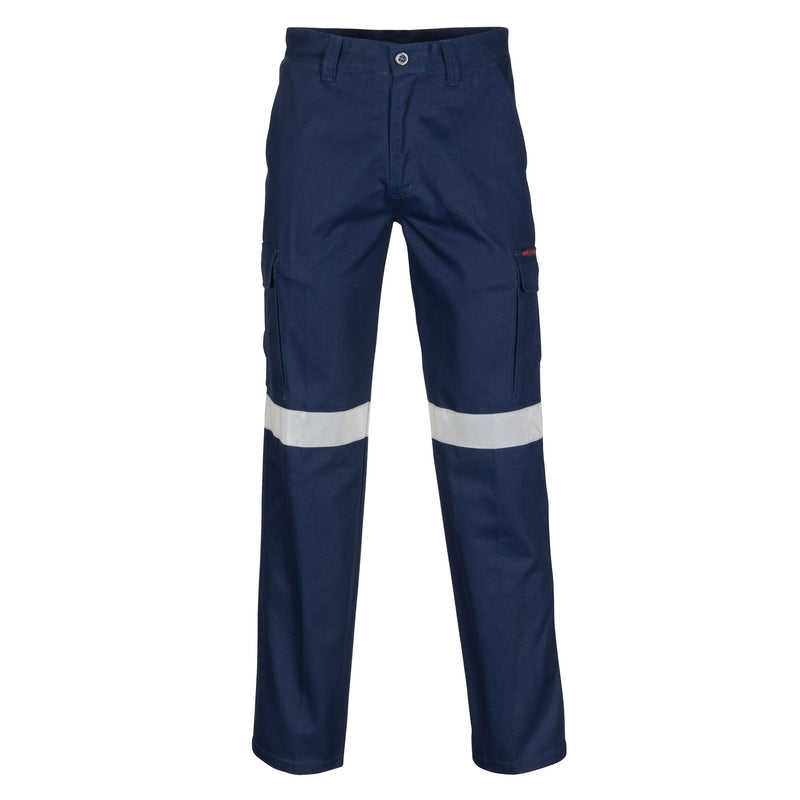 Middle Weight Cotton Double Angled Cargo Pants With Crs Reflective Tape | 3360