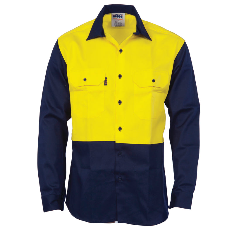 Patron SaintÆ Flame Retardant Two Tone Drill Shirt - L/S | 3406