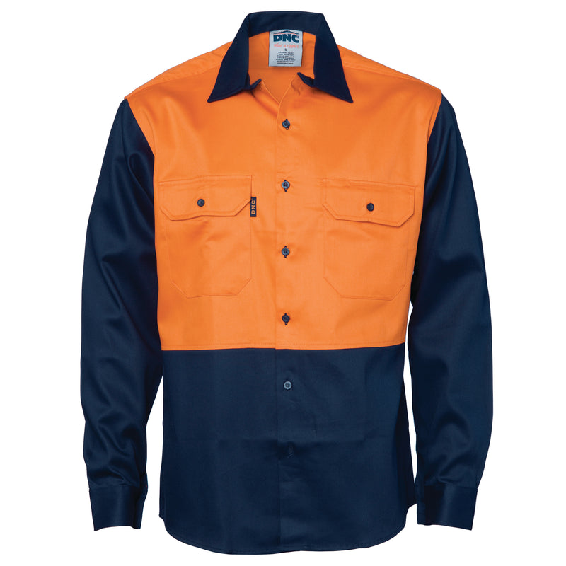Patron SaintÆ Flame Retardant Two Tone Drill Shirt - L/S | 3406