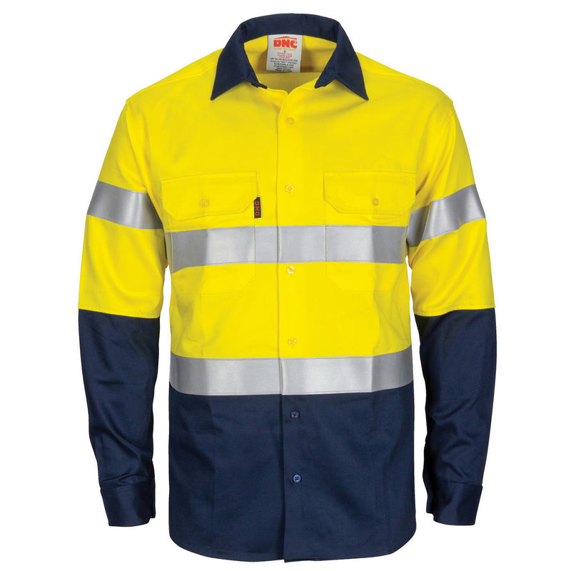 Paton Saint Flame Retardant 2 Tone Cotton Shirt With 3M F/R Tape - L/S | 3409