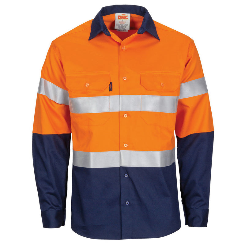 Paton Saint Flame Retardant 2 Tone Cotton Shirt With 3M F/R Tape - L/S | 3409