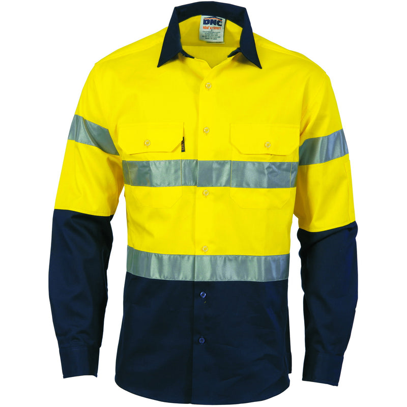Hi-Vis D/N 2 Tone Drill Shirt | 3536