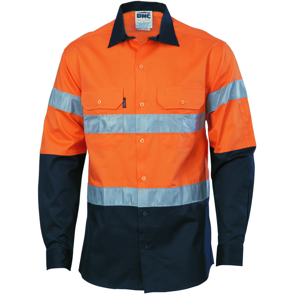 Hi-Vis D/N 2 Tone Drill Shirt | 3536
