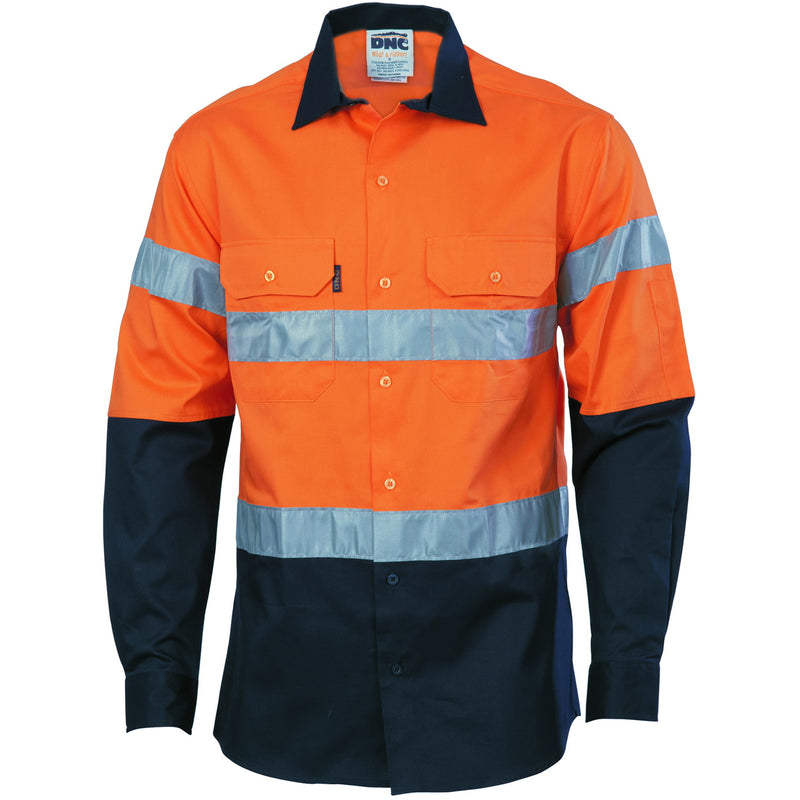 Hi-Vis D/N 2 Tone Drill Shirt | 3536