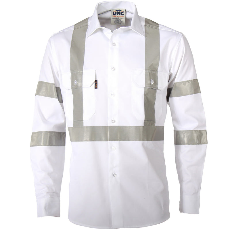 Rta Night Worker White Shirt With CSR R/Tape | 3537