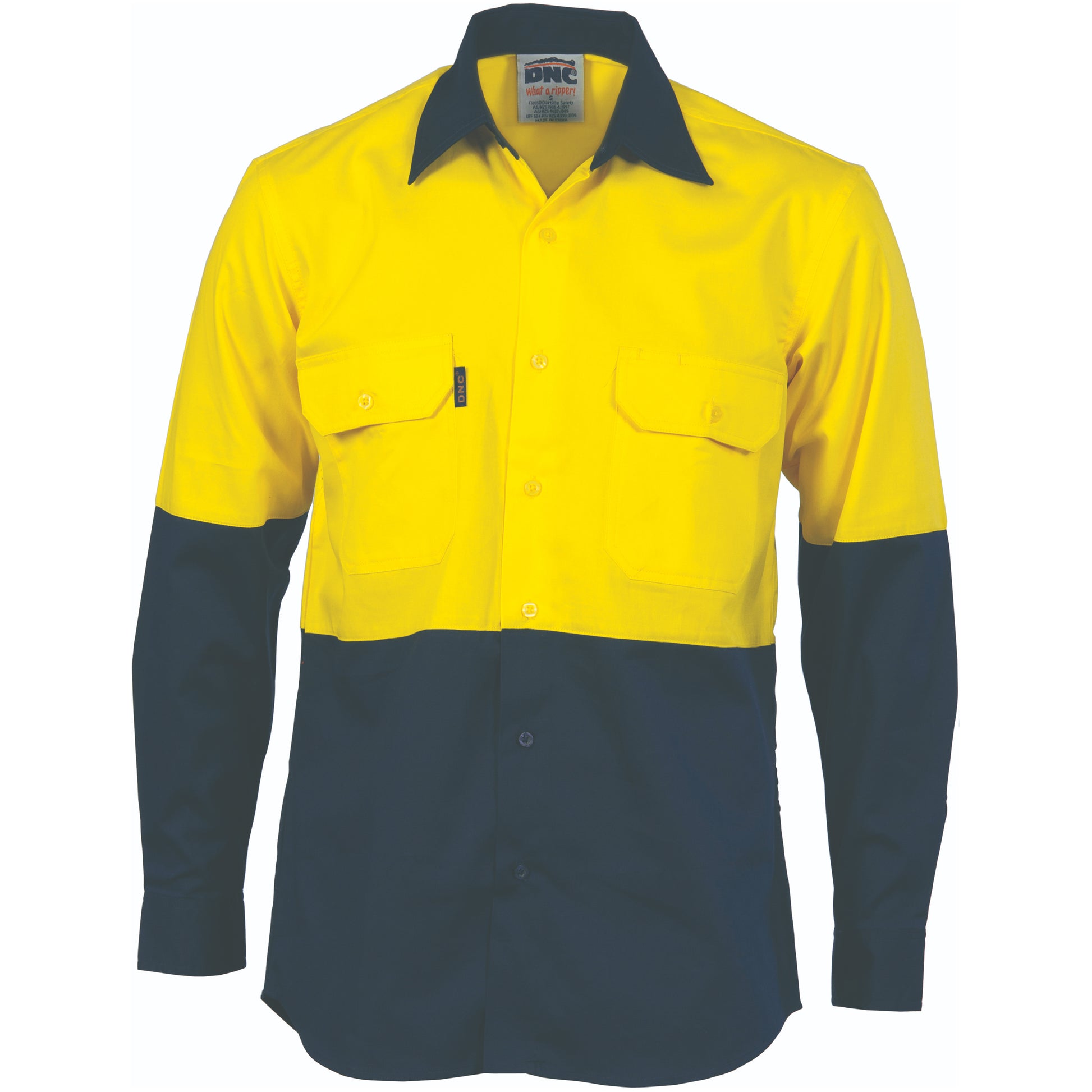Hi-Vis Cool-Breeze Vertical Vented Cotton Shirt - Long Sleeve | 3732